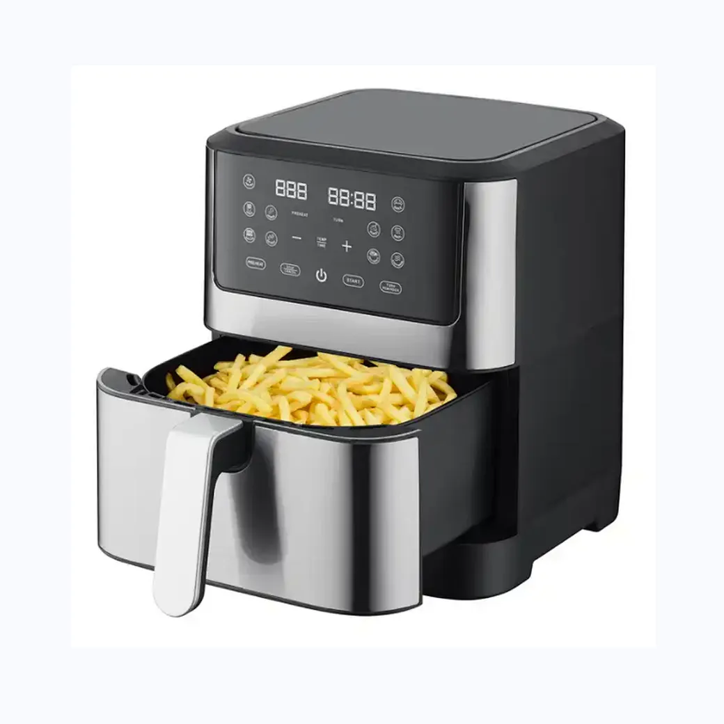 New electric digital air fryer with scale